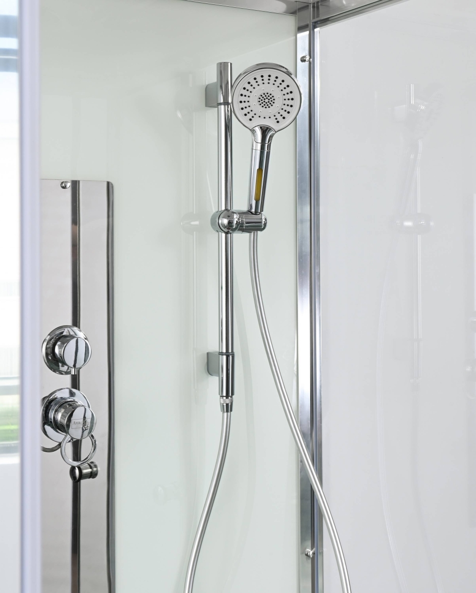 Душевая кабина AvaCan V2090N 78242, 90 x 90 см, без крыши, поддон низкий, стекло прозрачное, профиль хром 