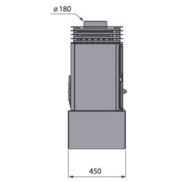 Печь LCI 9 GDFs Stove (Liseo Castiron) 