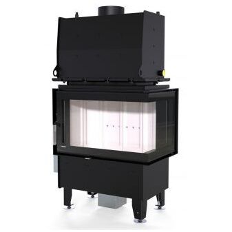 Каминная топка DEFRO HOME RIVA SM BP SHORT 16 кВт 737/465/482мм с водяным контуром 
