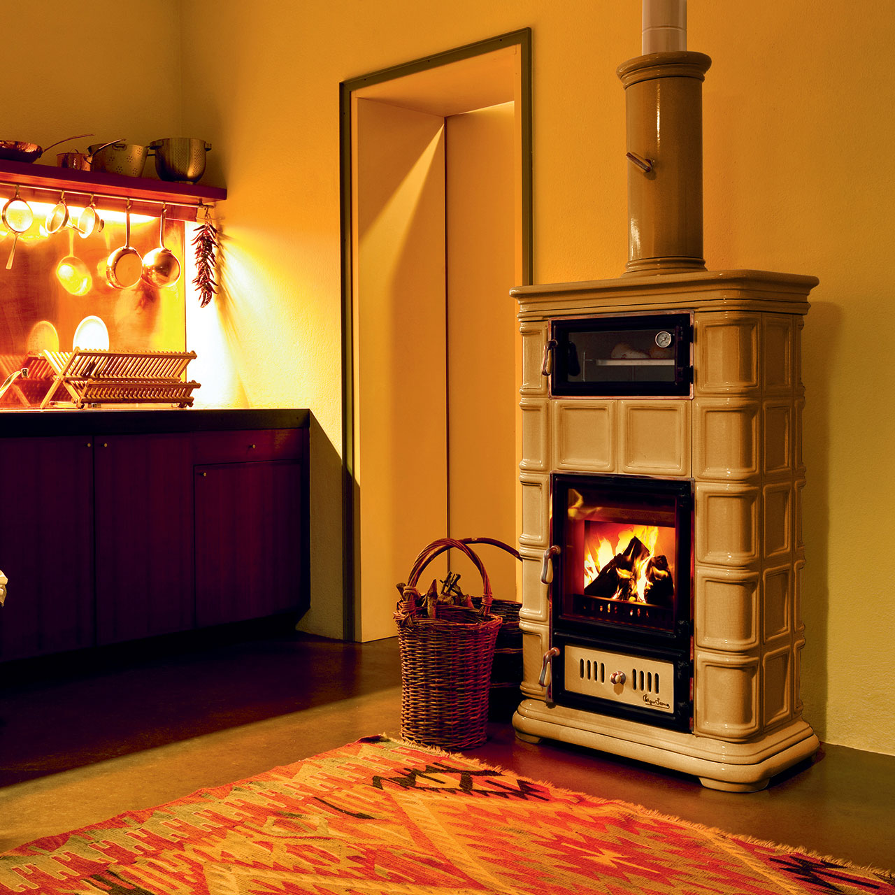 Печь MARLENE MAXI CON FORNO E, L6, с духовкой (Sergio Leoni) 