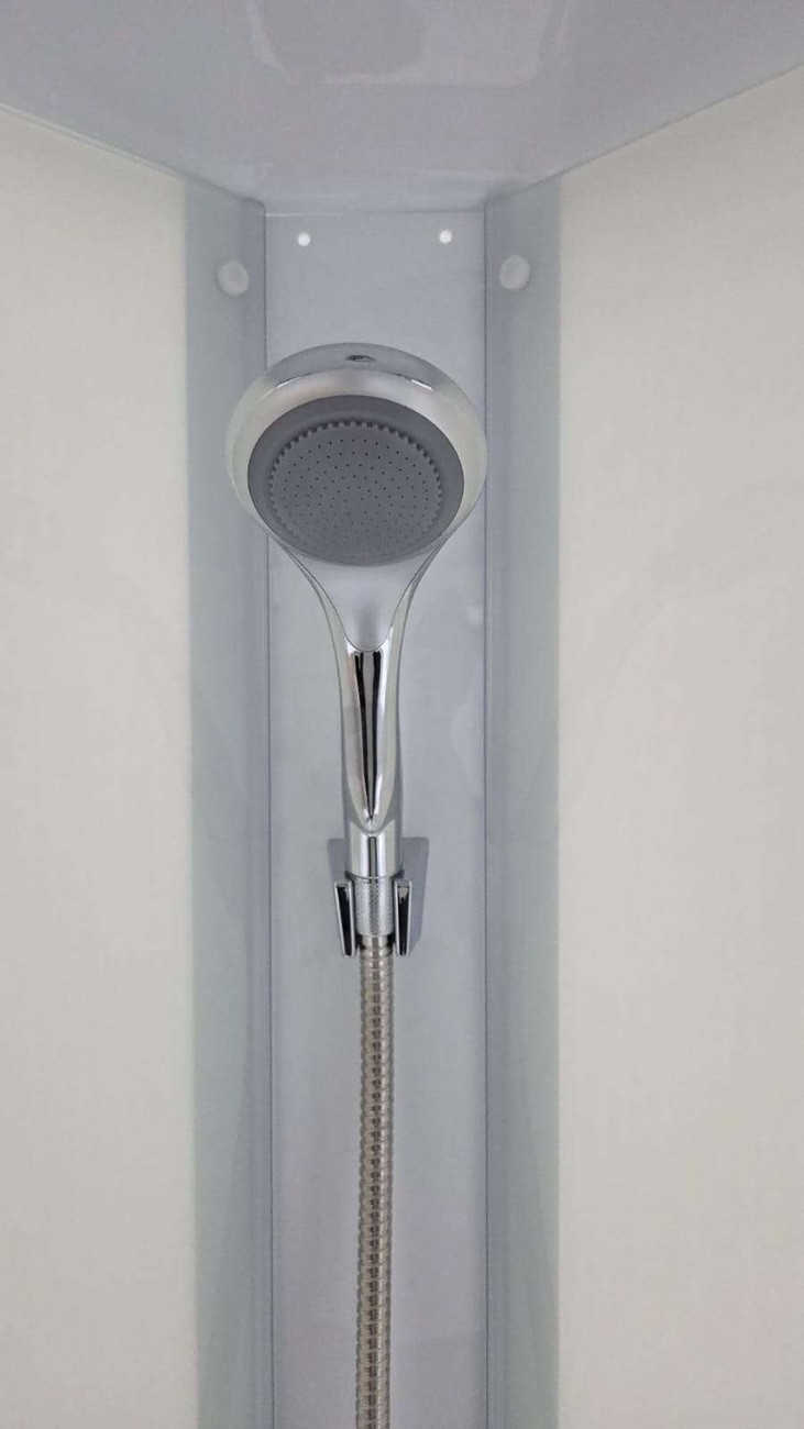 Душевая кабина Niagara Light L90/17, 90 х 90 см, с крышей, поддон низкий, стекло прозрачное, профиль хром 