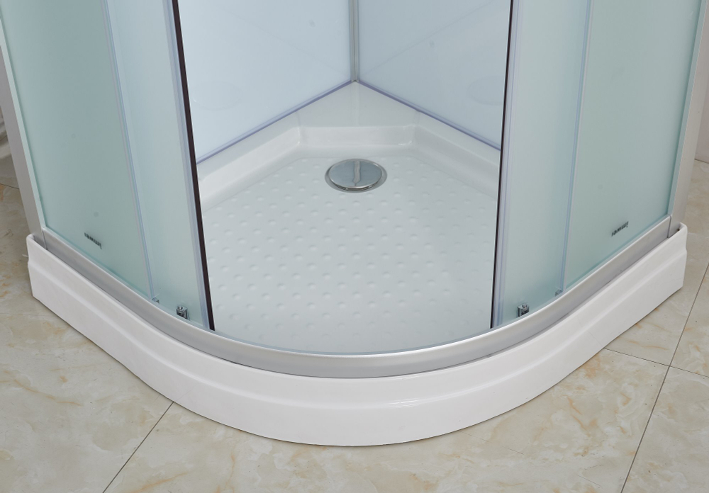Душевая кабина Imwei XS-09FC, 90 x 90 см, средний поддон, стекла матовые, профиль серебристый 