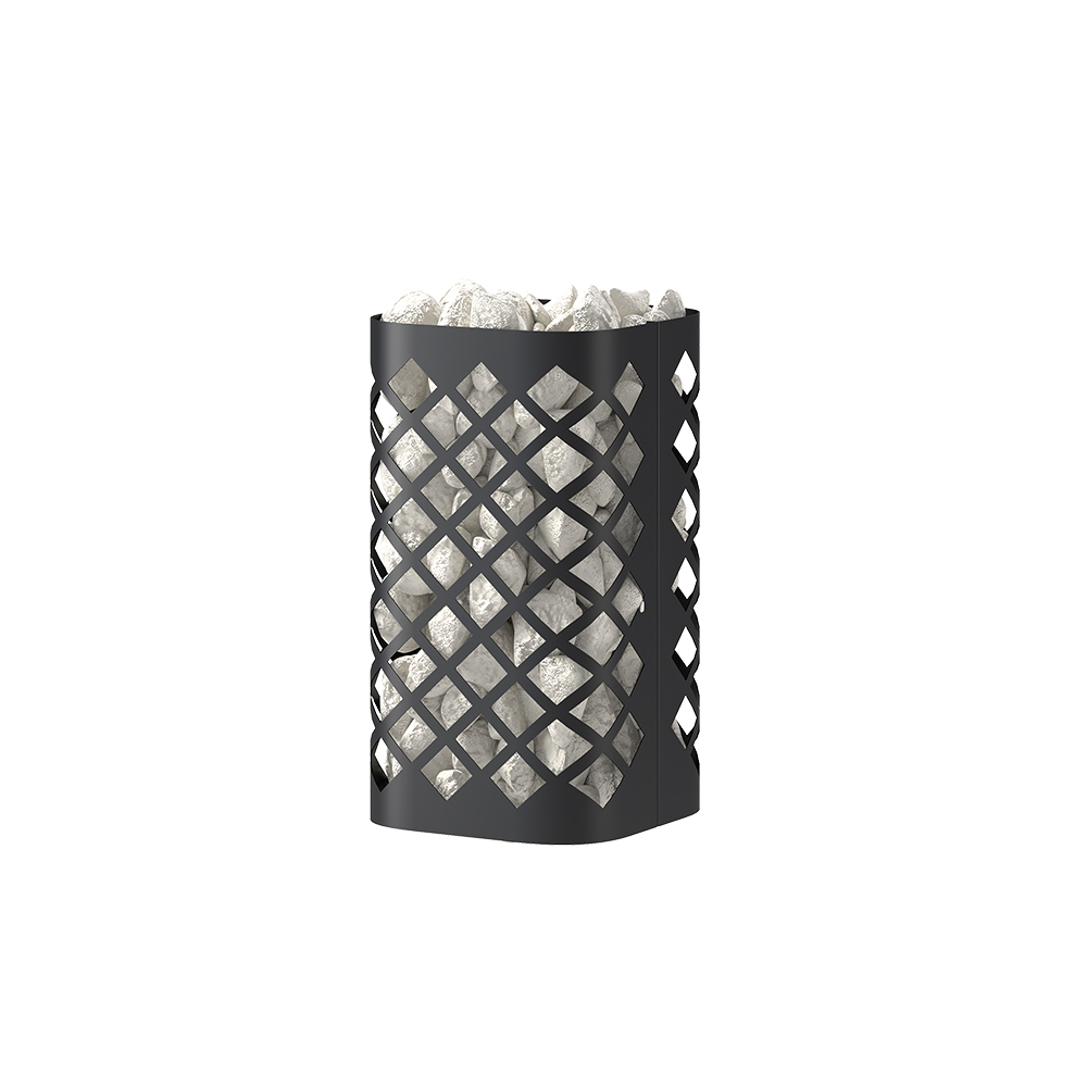 Сетка для камней на трубу "РОМБ" BLACK, L-450 