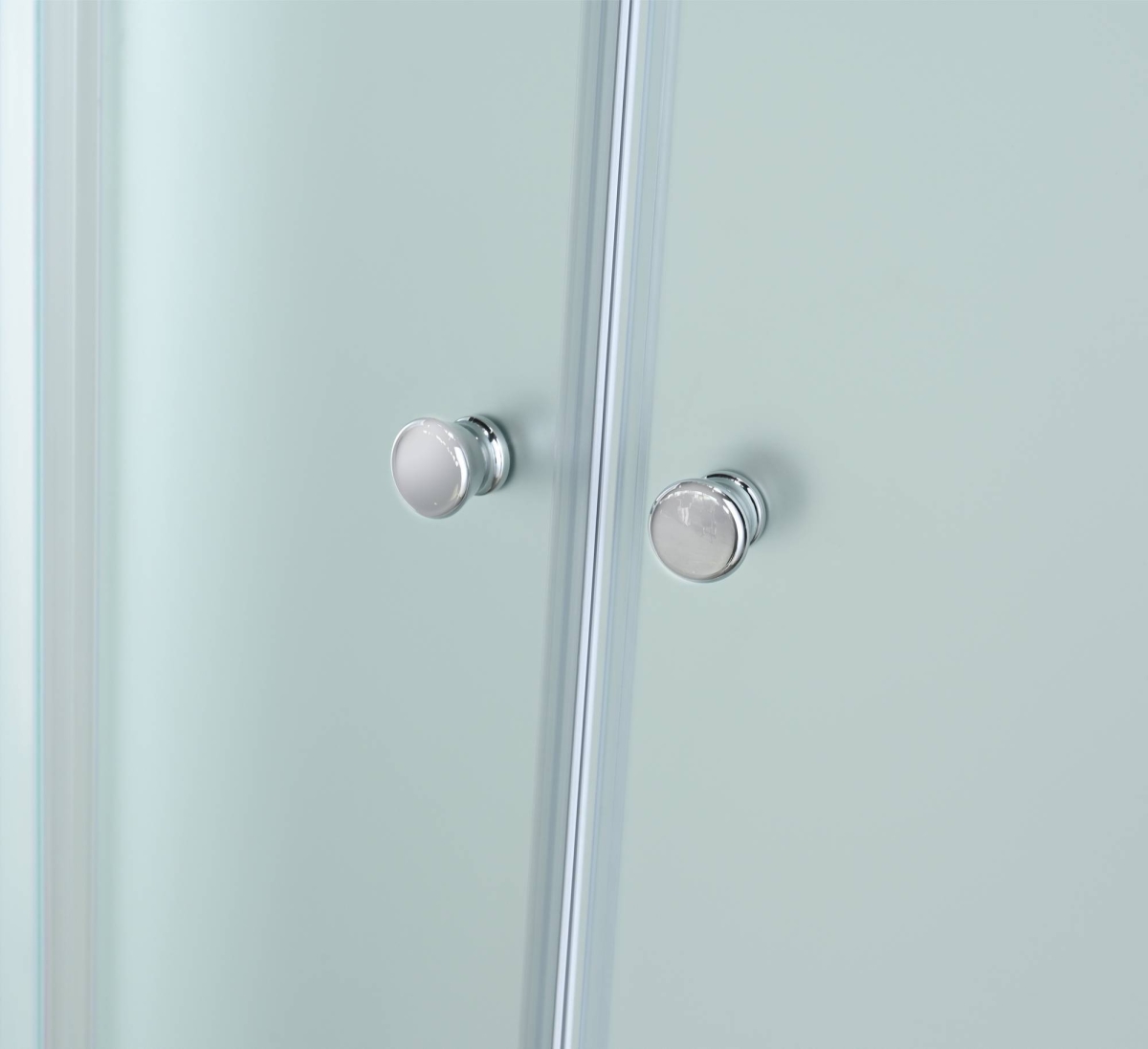 Душевая кабина AvaCan C5010N 78329, 100 x 100 см, без крыши, поддон высокий, стекло матовое, профиль хром 