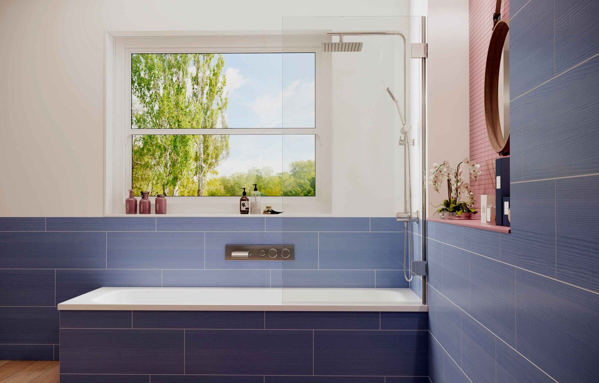 Шторка для ванны Ambassador Bath Screens 16041101 (70х140) хром,стекло прозрачное,распашная,1 место 