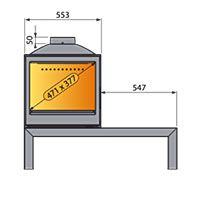 Печь LCI 5 GF Table (Liseo Castiron) 
