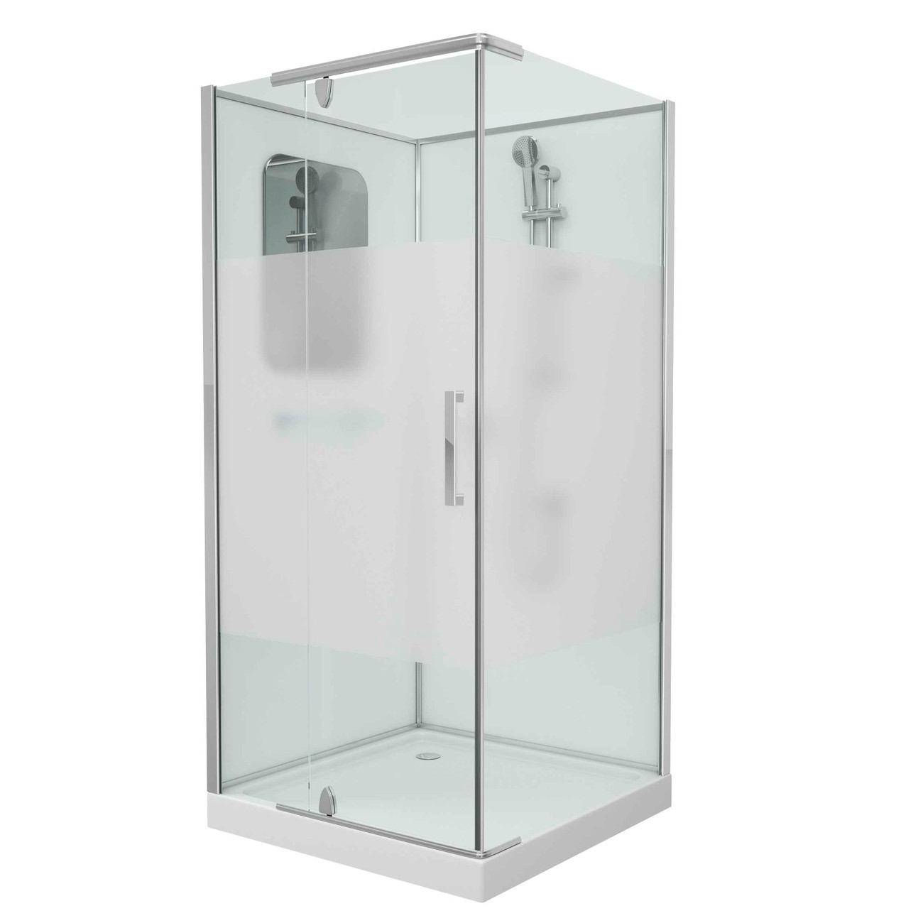 Душевая кабина Grossman 90 x 90 см, квадратная, хром, левая/правая 