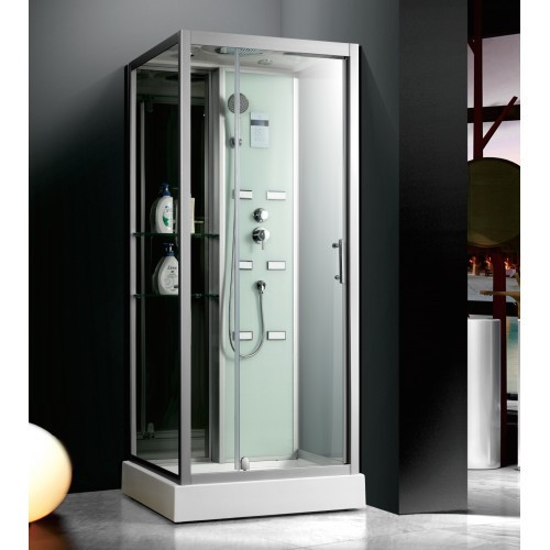 Душевая кабина Frank F502 с баней, 100 х 85 см, 22109058 