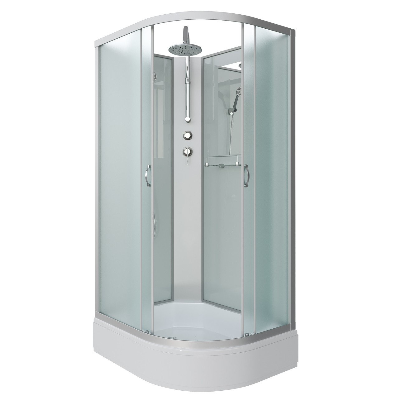 Душевая кабина Niagara Classic NG-33194-14LBKT (110х90х210) средний поддон(26см),стекло матовое,4 места 