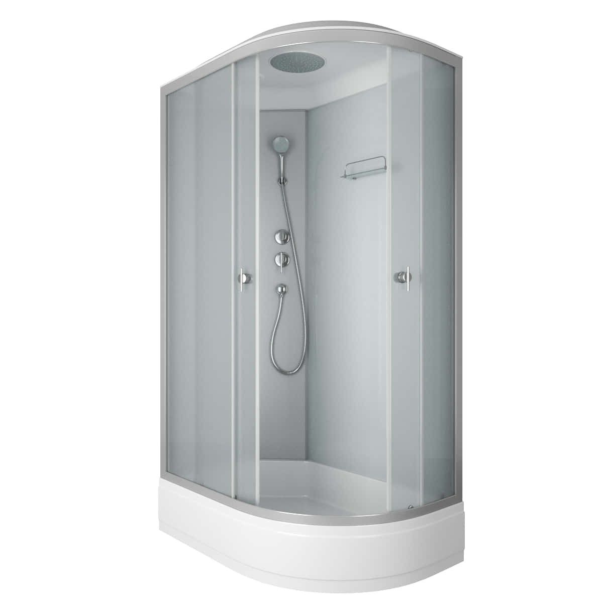 Душевая кабина Niagara Eco E120/80/26/MT, 120 x 80 см, стекло матовое, профиль хром, левая/правая 