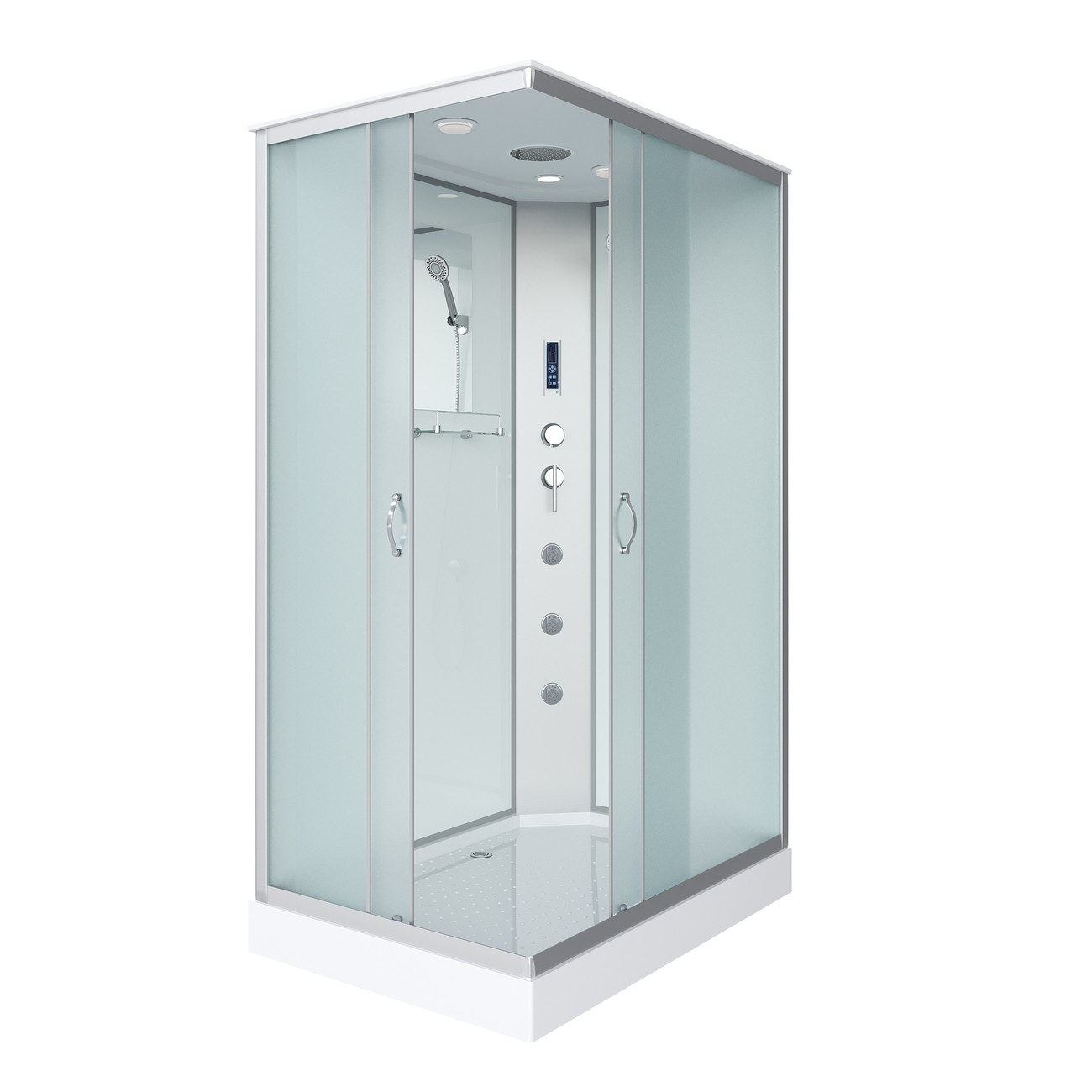 Душевая кабина Niagara Classic NG-43295-14QF (120х90х215) низкий поддон(13см),стекло матовое,3 места 