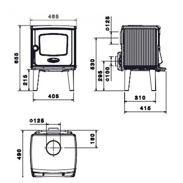 Печь Dovre 325CB 