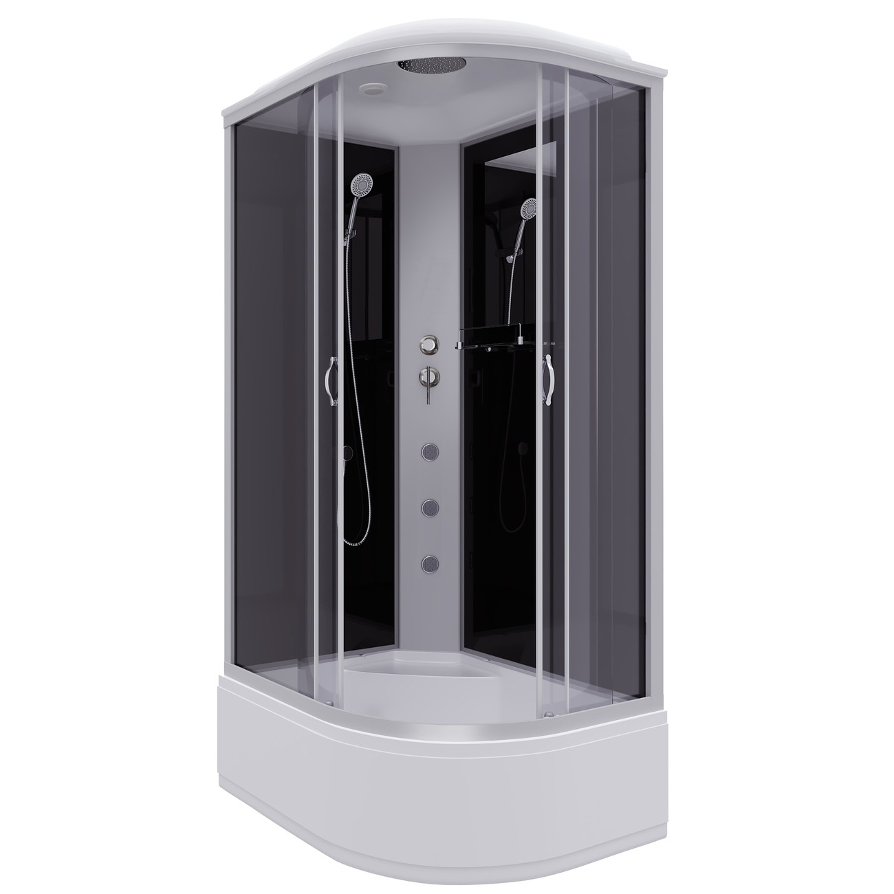 Душевая кабина Niagara Classic NG-2510-14LG (120х80х215) высокий поддон(40см),стекло тонированное,4 места 