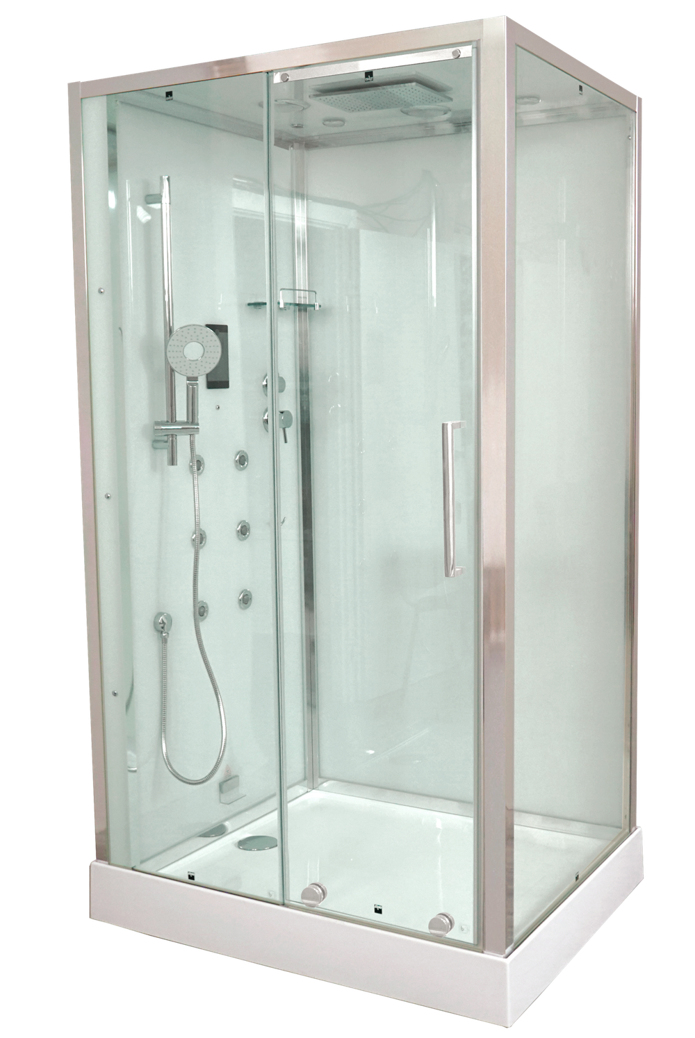 Душевая кабина Timo Premium Puro H-510L/H-510R, 90 x 120 см, левая/правая, стекло прозрачное, профиль хром 