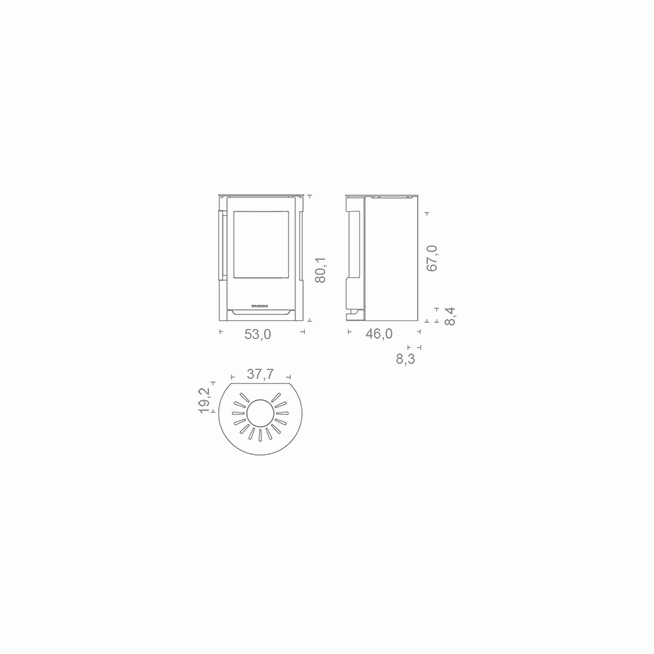 Печь WIKING Luma 2 