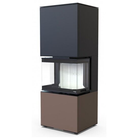 Печь камин DEFRO HOME INTRA XSM C VER COMPACT 1, 8 кВт коричневая сталь 