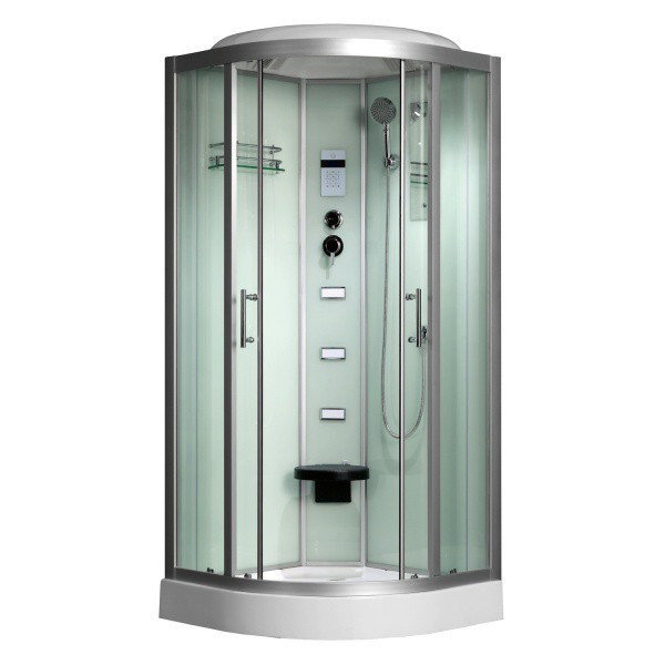 Душевая кабина Frank F605 с баней, 90 х 90 см, 3859580 