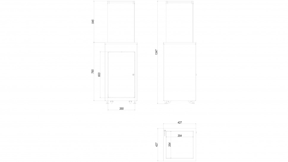 Нагреватель газовый PATIO MINI/G31/37MBAR/S - сталь, пульт 