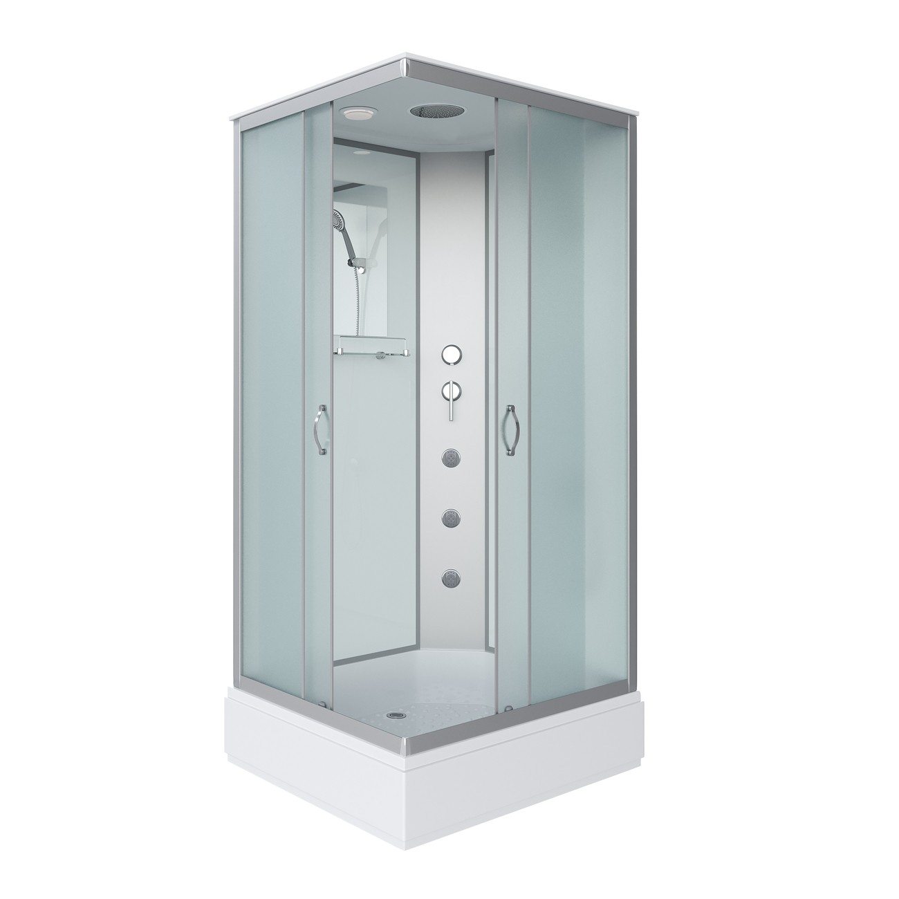 Душевая кабина Niagara Classic NG-33084-14QG (100х80х215) средний поддон(26см),стекло матовое,4 места 