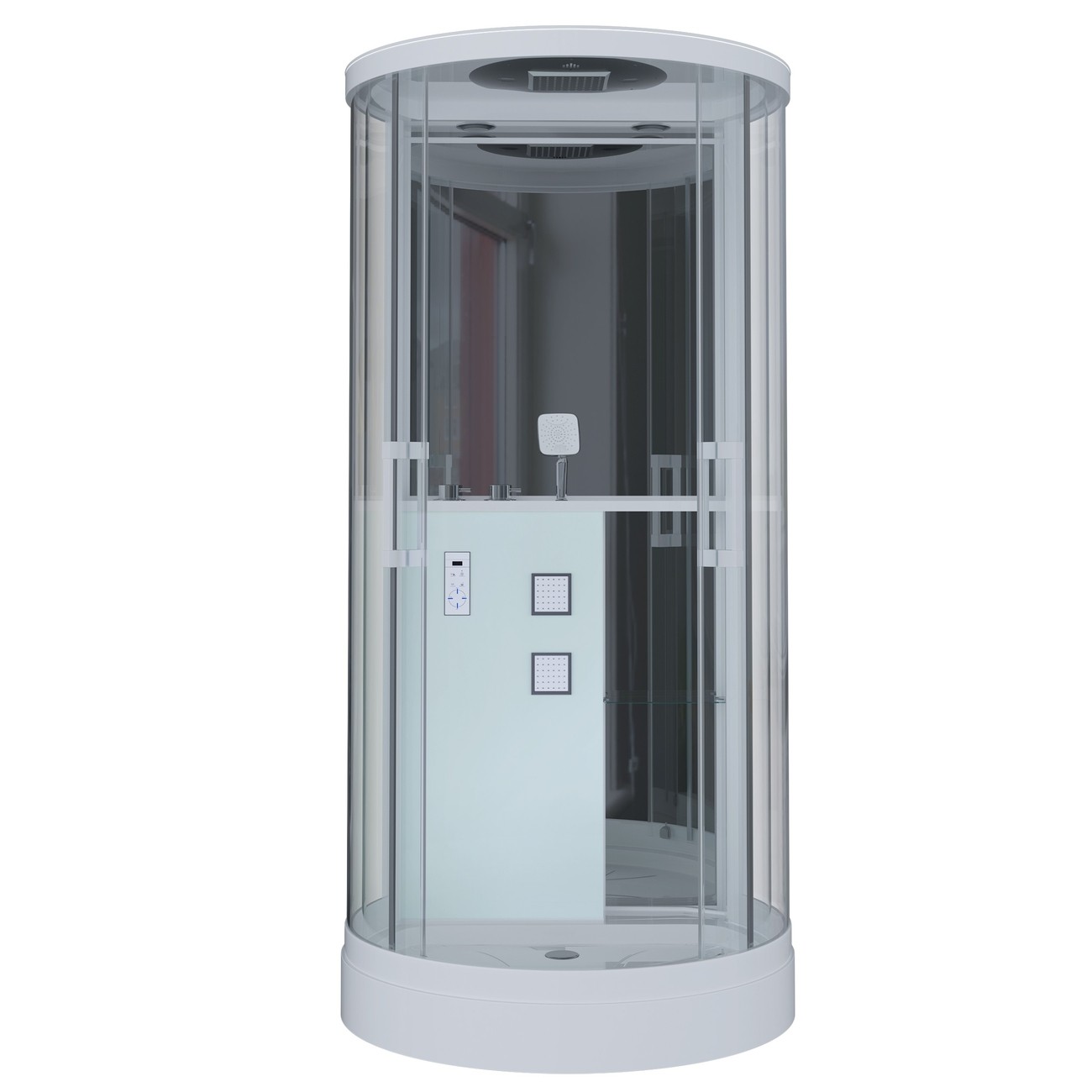 Душевая кабина Grossman GR-140, полукруглая, 90 x 100 см 