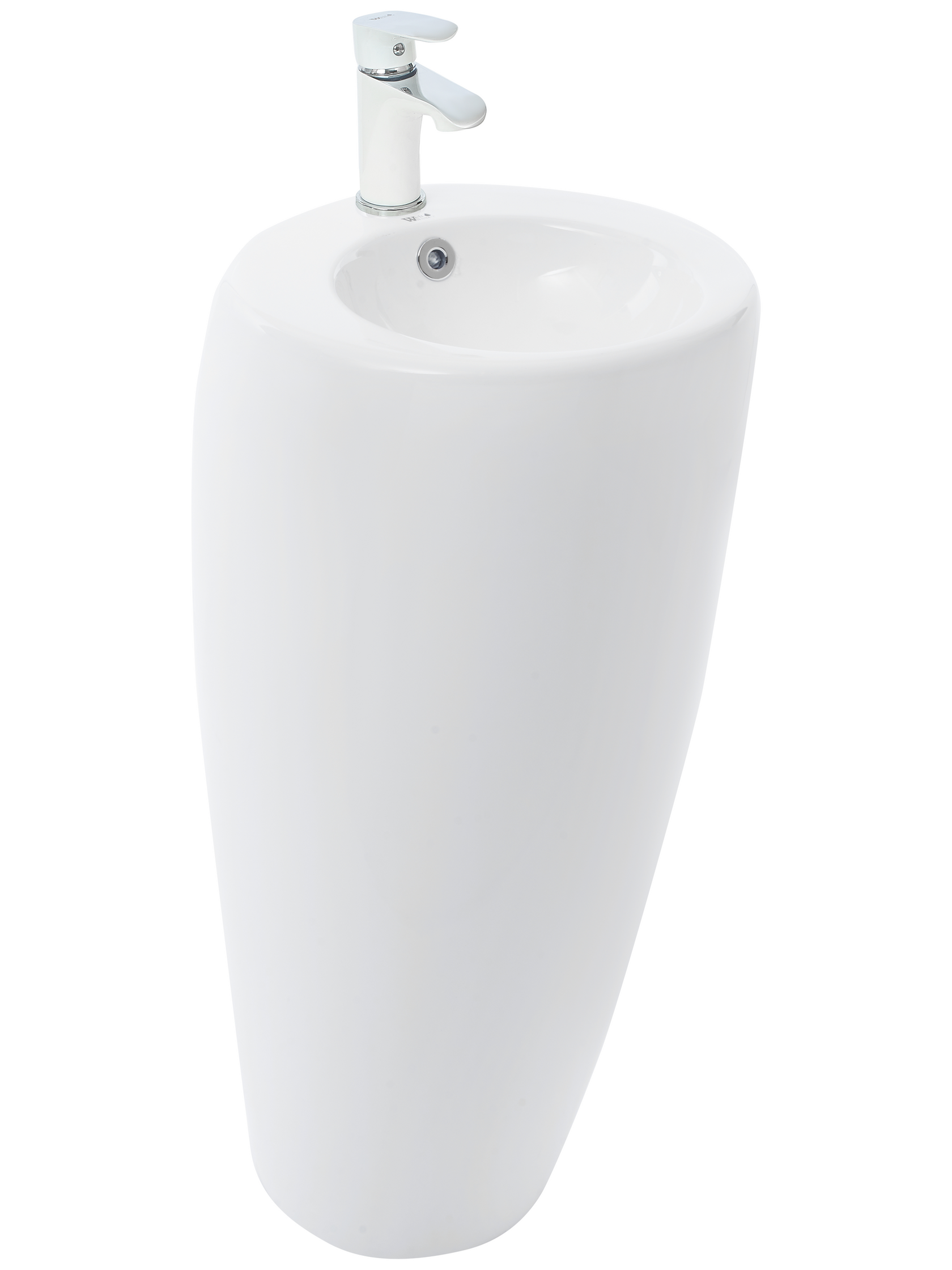 WW LEERBACH 3838 GL-WT Раковина напольная. 380х380х830 мм 