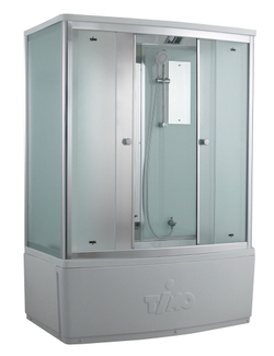 Душевой бокс Timo Comfort T-8870F Fabric Glass, стекло матовое, 170 x 88 см 