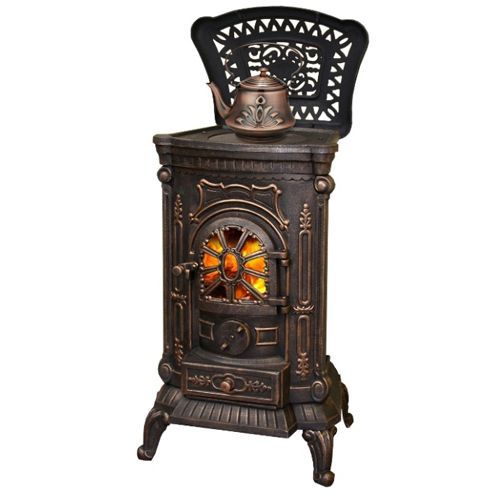 Чугунная печь для дома Harry Flame Aмбра, 8 кВт 