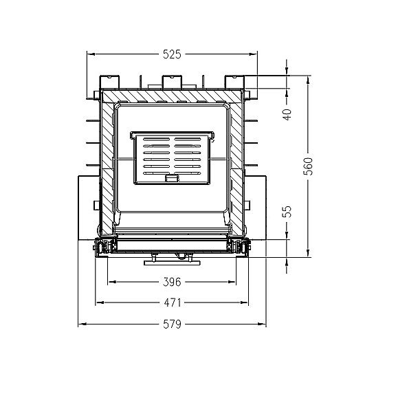 Каминная топка SPARTHERM Linear 4S Arte 1V66h 