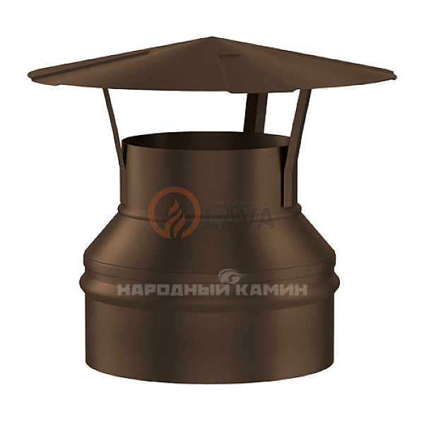 LAVA Оголовок-зонт 150/220 мм. коричневый (8017) 