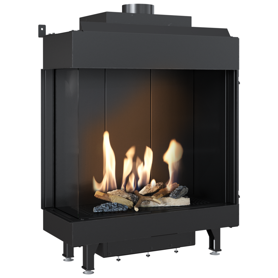 Топка газовая Kratki PRO LEO/L/76/62/G20, магистральный газ 