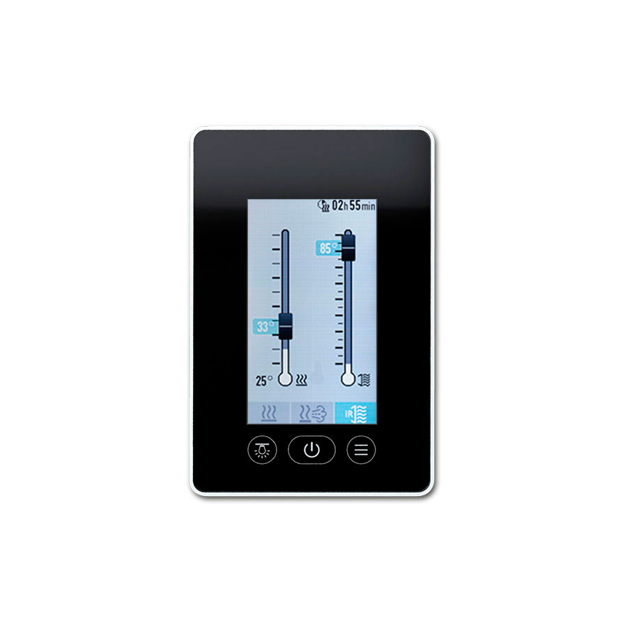 Пульт управления Fasel touchline 5400 (сауна + баня + инфра) черный 