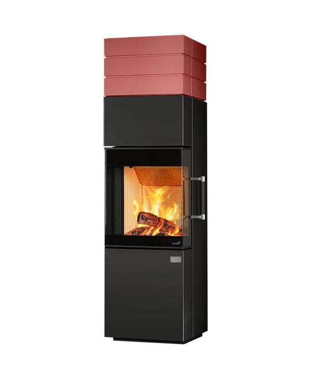 Печь HARK 140 ECOplus, deco-rot, графит, черная рамка (Hark) 