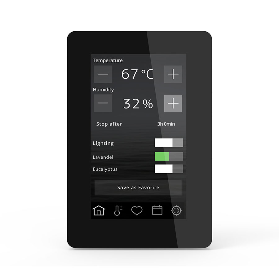 Печь для сауны Tylo Sense Elite 8 (Пульт Elite в комплекте, 8 кВт, 6-12 м³, 20 кг камней, черный цвет) 