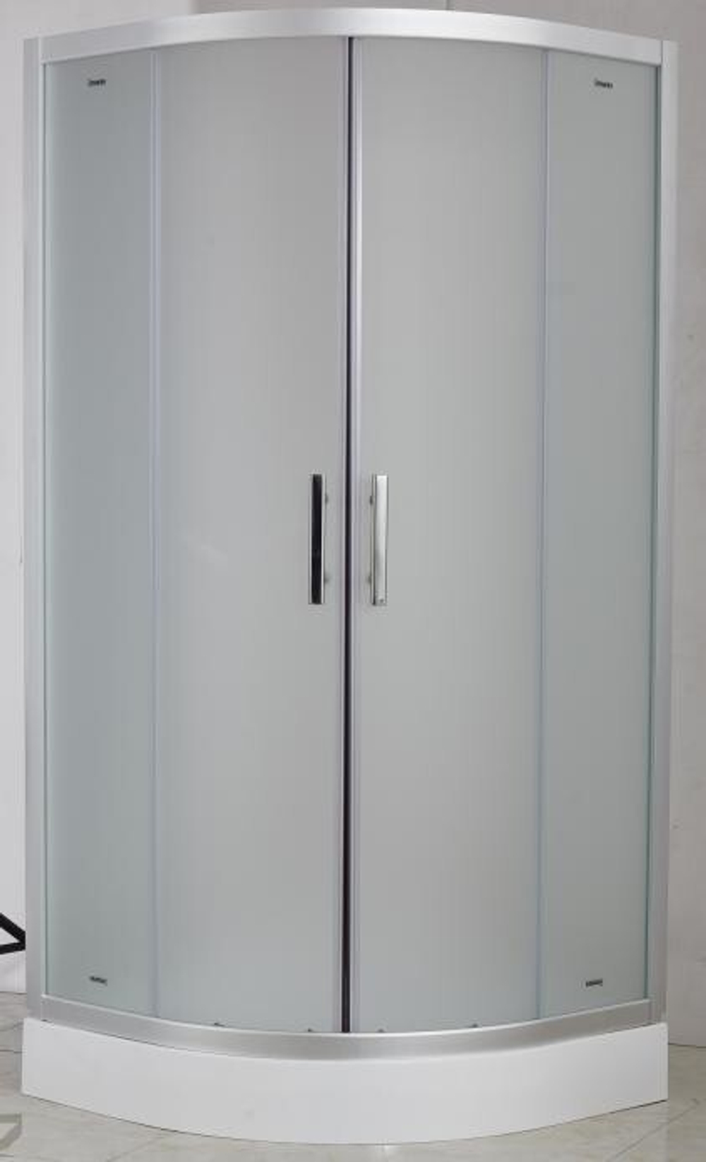 Душевой уголок Imwei YL-9001F, 90 x 90 см, с поддоном, стекла матовые, профиль серебристый 