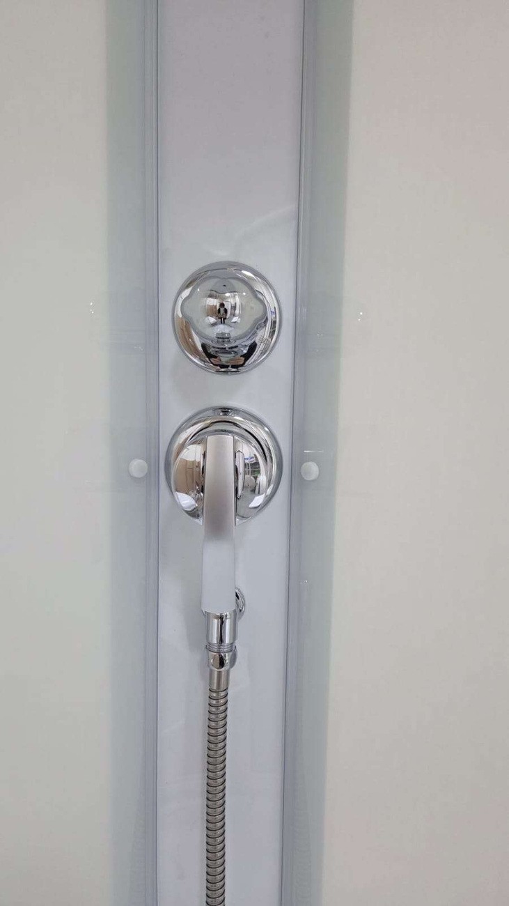 Душевая кабина Niagara Light L90/17, 90 х 90 см, с крышей, поддон низкий, стекло прозрачное, профиль хром 