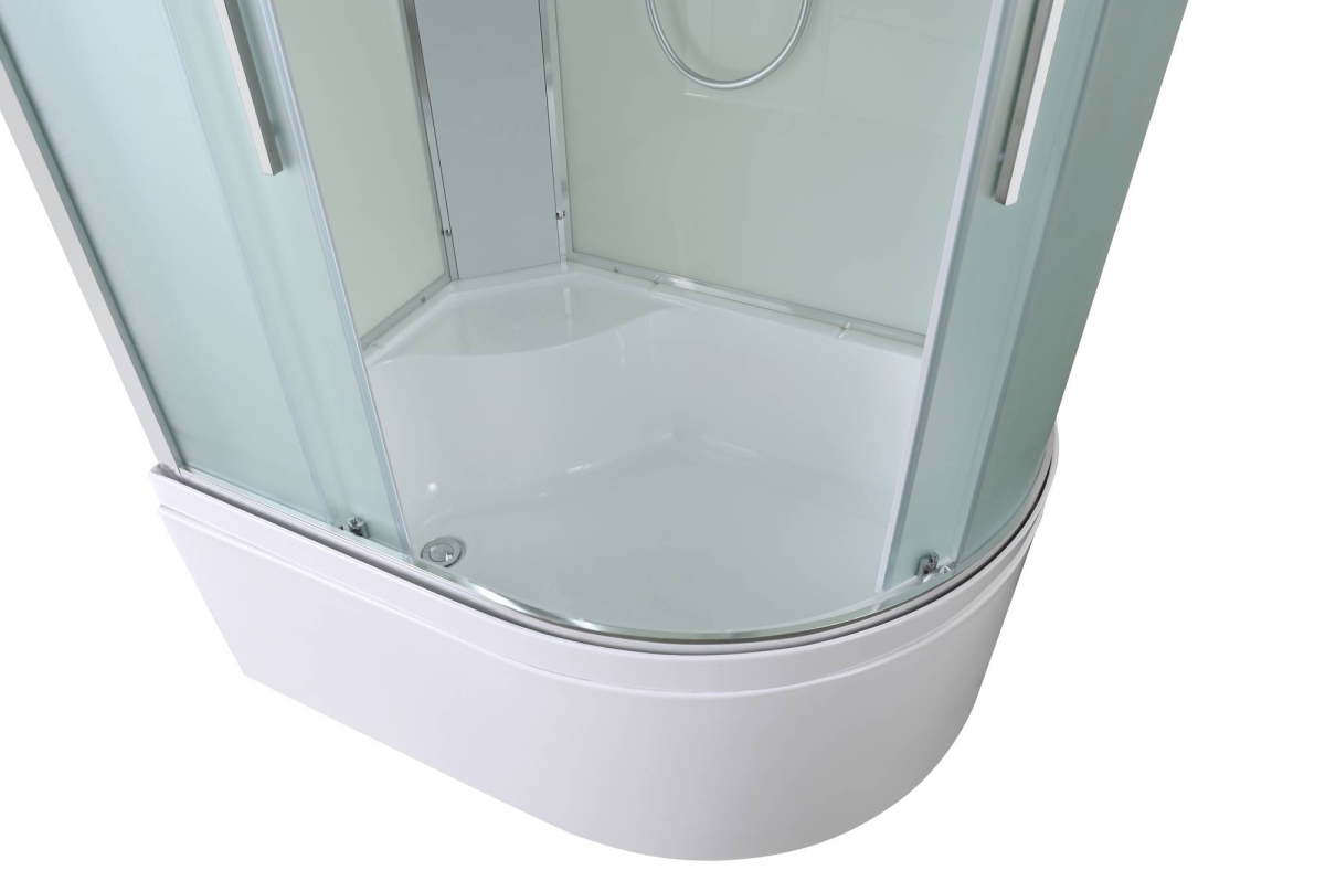 Душевая кабина AvaCan EM5812L/EM5812R 78196/78190, 120 x 80 см, с крышей, поддон высокий, левая/правая, стекло матовое, профиль хром 