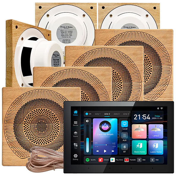 Комплект влагостойкой акустики с караоке-усилителем SW Sound Next — Sauna S7 