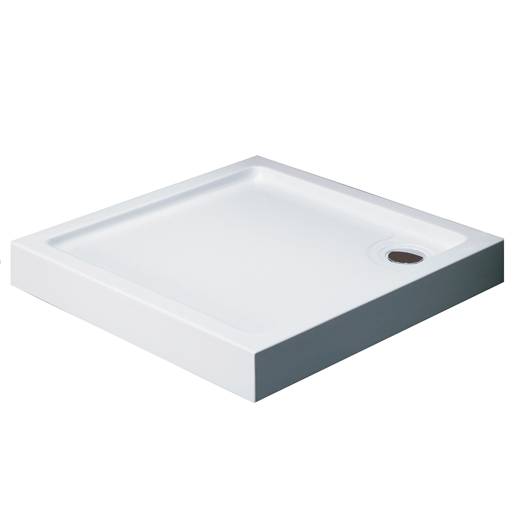 Душевой поддон Black&White Stellar Wind Easy Plumb SQ-09H, 90 х 90 х 13,5 см, акриловый 