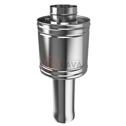 Теплообменник на трубу 115 LAVA ELIT, нерж. 304 (0,8) МП 