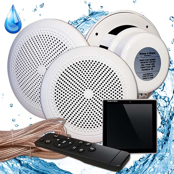 Комплект влагостойкой акустики SW 3 Black Sensor 