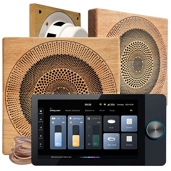Комплект влагостойкой акустики SW Smart Home Music 2.0 Sauna — Square 3 