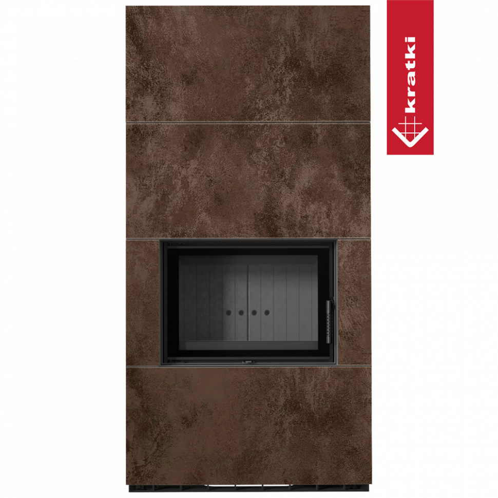 Каминокомплект Kratki PRO FLOKI OXIDE MORO 