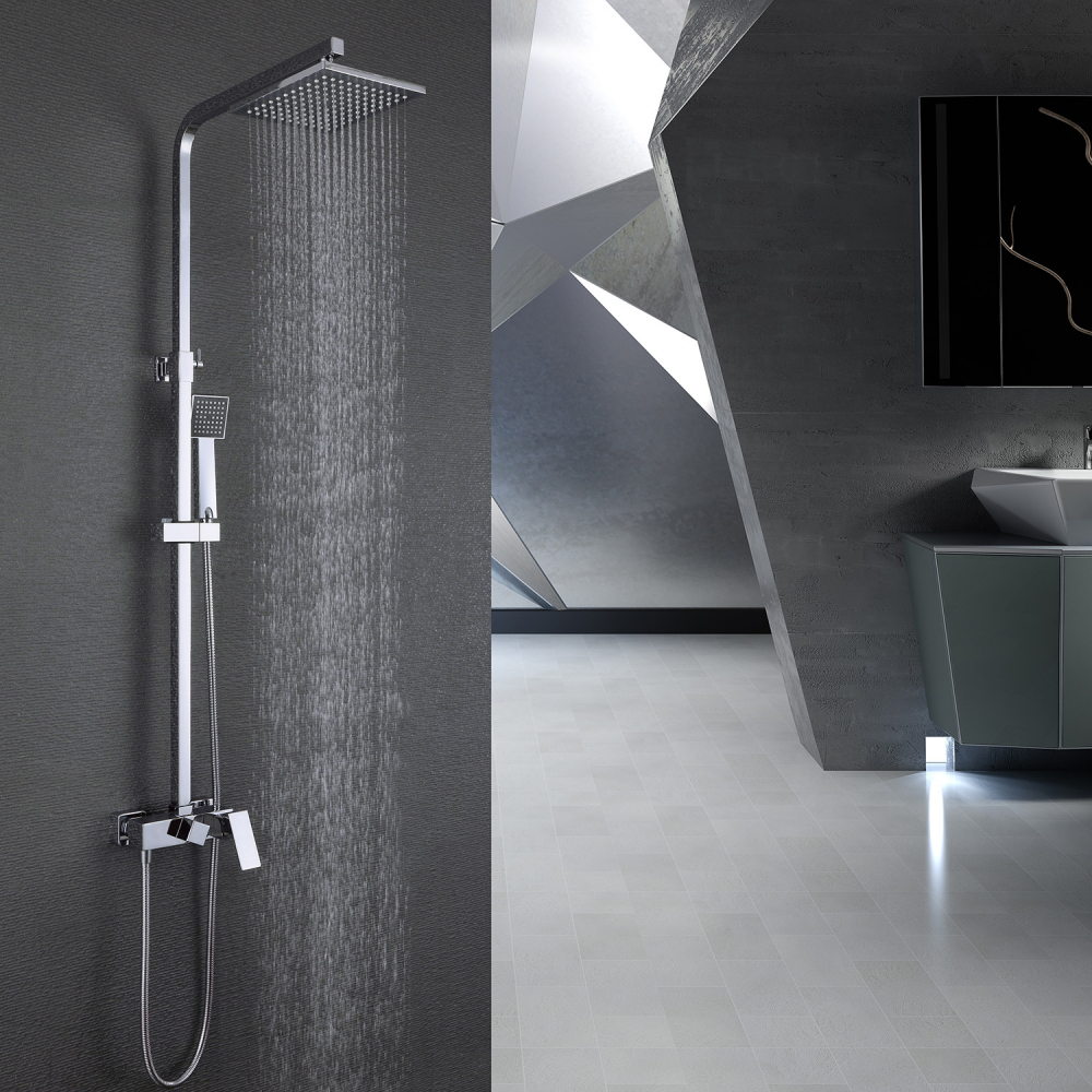 Душевая система Abber Daheim AF8220L, хром 