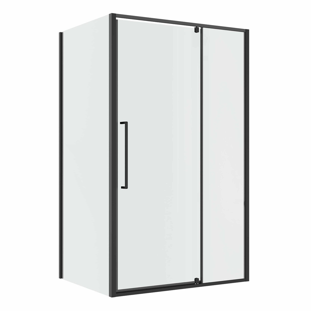 Душевое ограждение Niagara Nova NG-35-11AGR-A90GR-34 (110х90х195) прямоугольник,распашная,графит,стекло прозрачное,2 места 