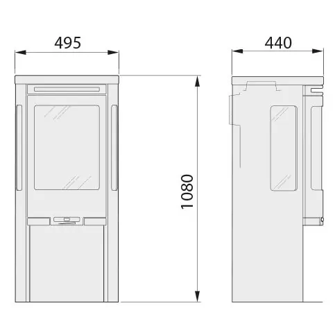 Печь камин Contura 556:2 Style 