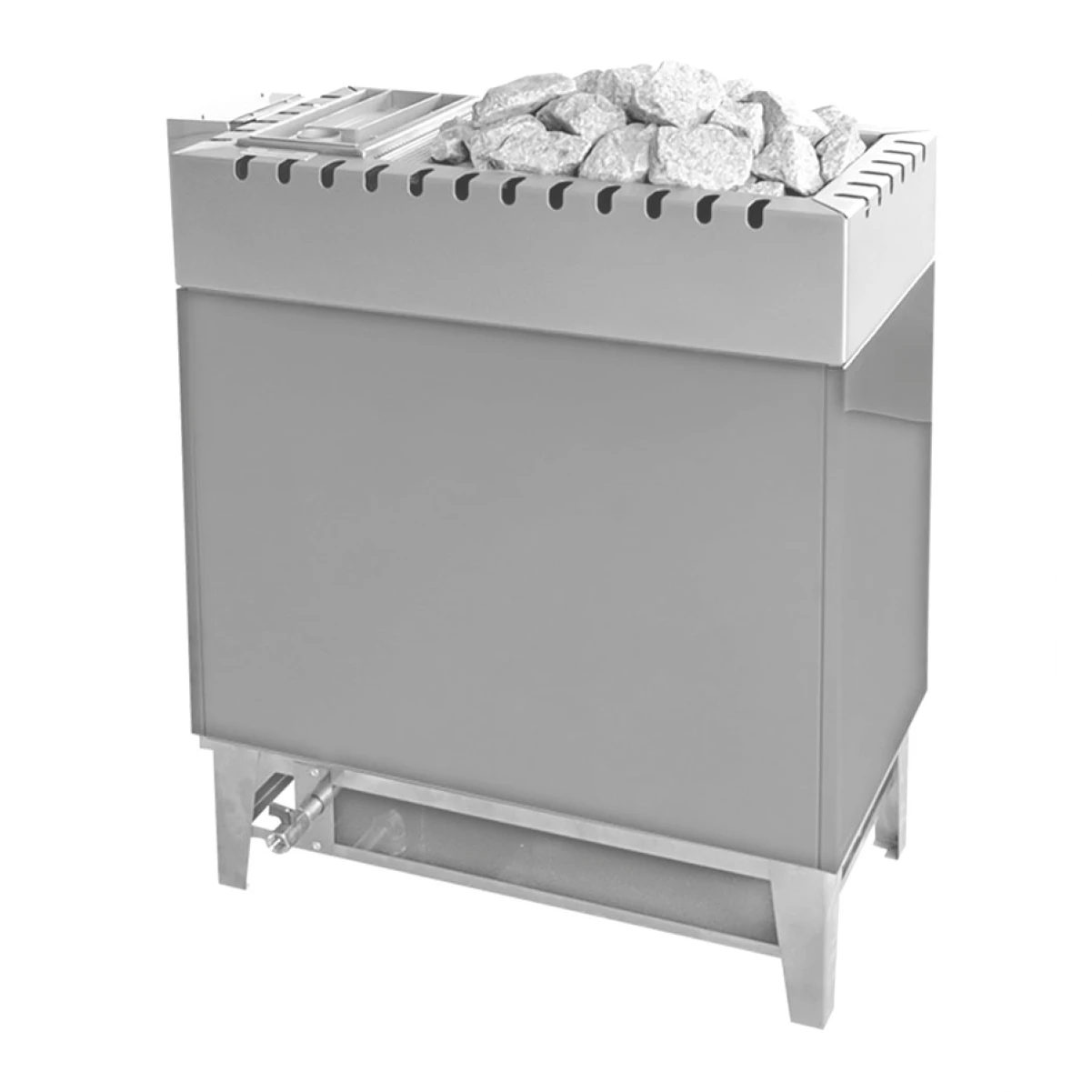 Электрическая печь Lang VapoTherm VG70, 10.5 кВт, с парогенератором (цвет: нержавеющая сталь) 
