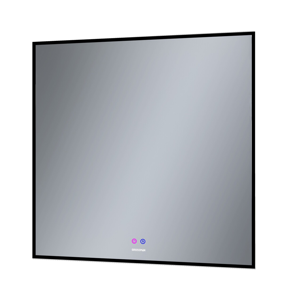 Зеркало PRAGMA-норма BLACK (800*800*45) LED с сенсорным выключателем и подогревом 
