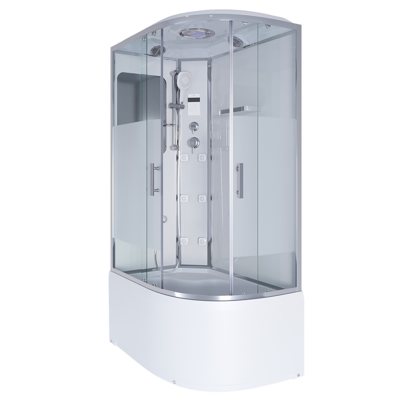 Душевая кабина Niagara Ultra NG-310-01L (120х80х220) высокий поддон(48см),стекло матовое,4 места 