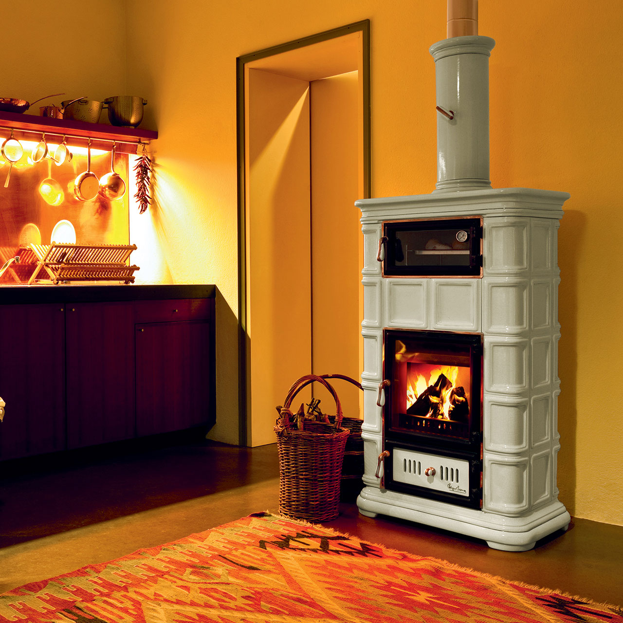 Печь MARLENE CON FORNO E, L2, с духовкой (Sergio Leoni) 