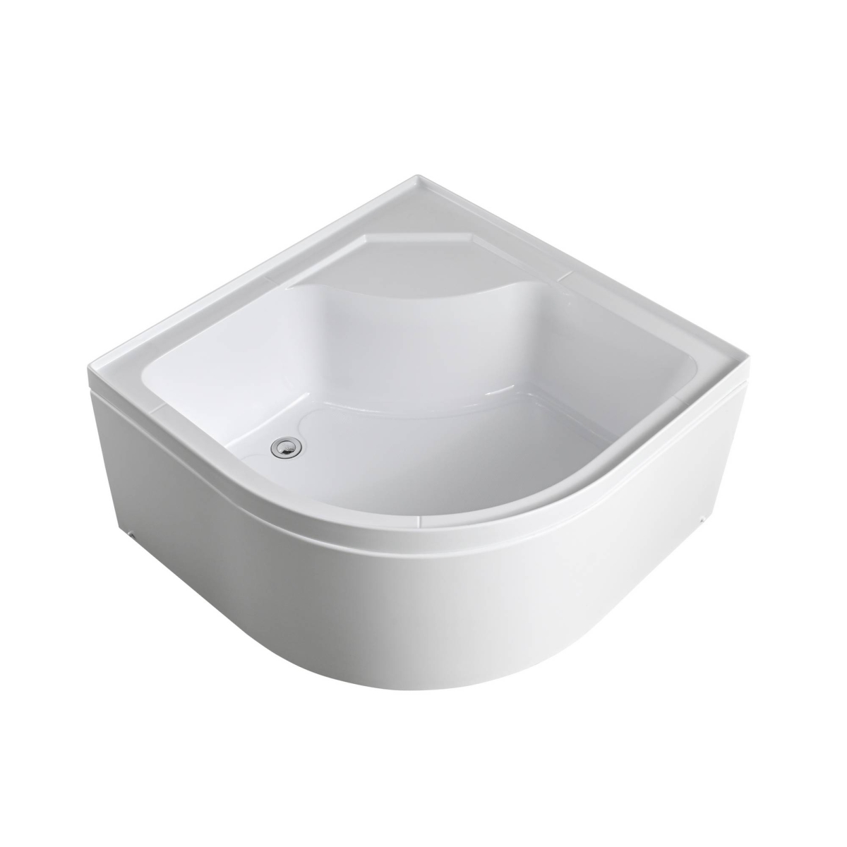 Душевая кабина AvaCan C5010N 78329, 100 x 100 см, без крыши, поддон высокий, стекло матовое, профиль хром 